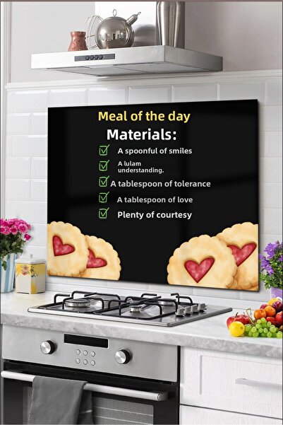 DreamHomes Protector din sticla pentru spatele aragazului de bucatarie |   Mo...