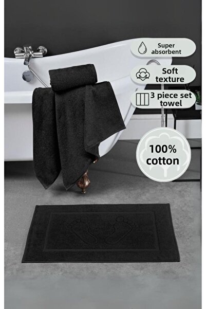 Karna Home مجموعة مناشف كارنا هوتيل سيريز جرافيل 70x140