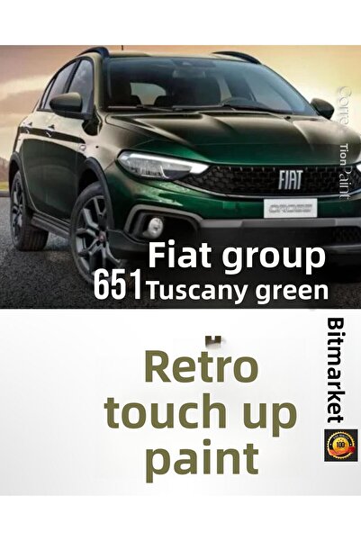 Flea Market Fi̇at Egea, Panda, 651 Code Tuscany Green Professional Touch-Up Paint 20ml.