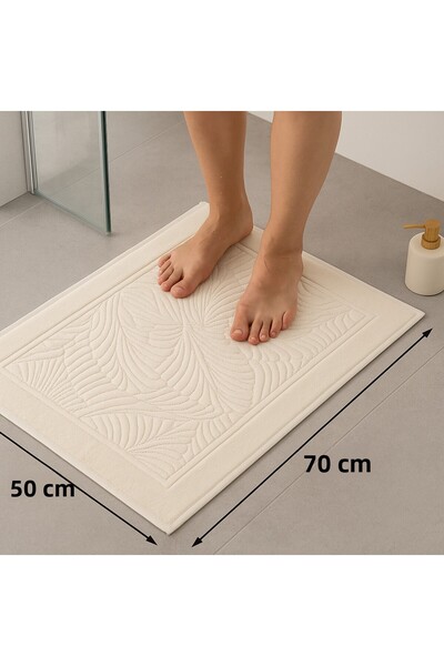 ZEYNO HOME TEKSTİL مجموعة من 3 مناشف قطنية طبيعية 100% للحمام - ماصة ومتينة - مظهر أنيق