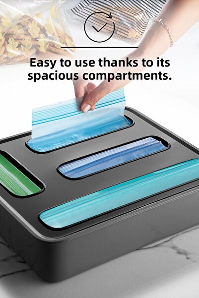 Nandy Home Táskarendező, 4 rekeszes táskatartó