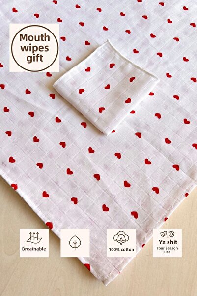 Sevza Kids Multi-Purpose Muslin Cover & Blanket, Mouth Wipe Gift, 100% Cotton...