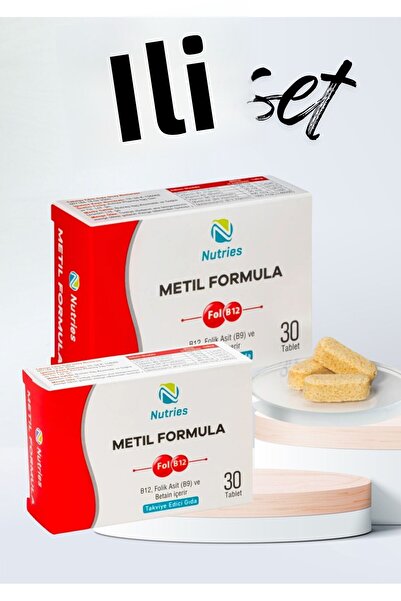 Nutries Metilformula Active B Vitamin Complex 30 Tablets – Advantage Pack of 2