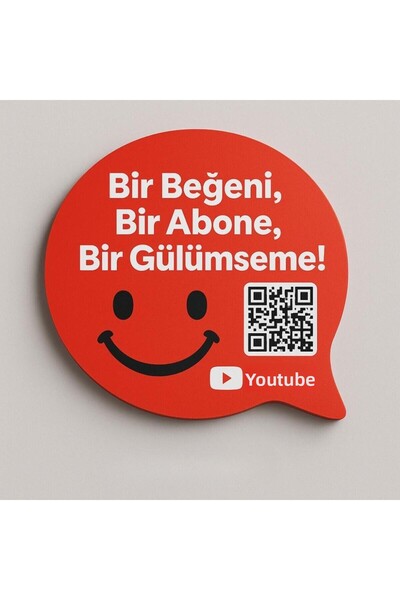 Komut مفضلة، اشتراك، ابتسامة! بطاقة يوتيوب