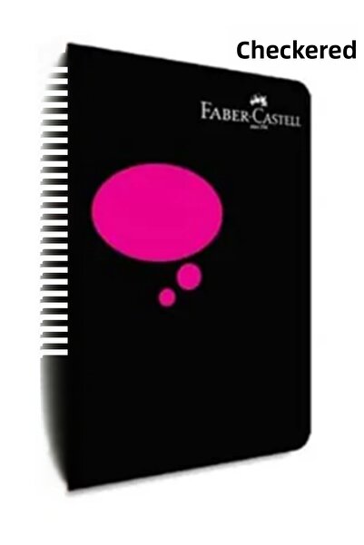 Faber Castell A4 Size 80 Sheets Checkered Pp Cover Ring Binder Notebook