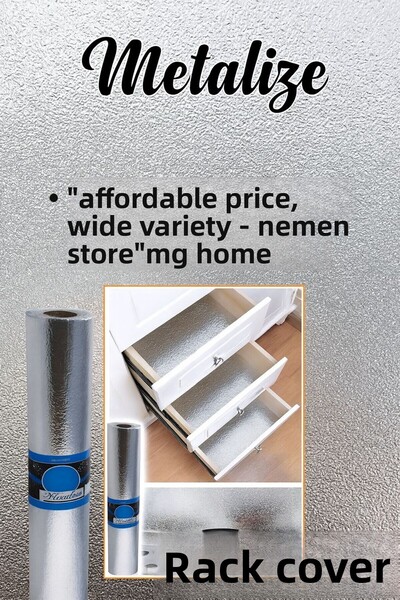 Delux Husa Raft Metalizat Multifunctional Dimensiune Mare 45cm*300 Cm 1 Buc