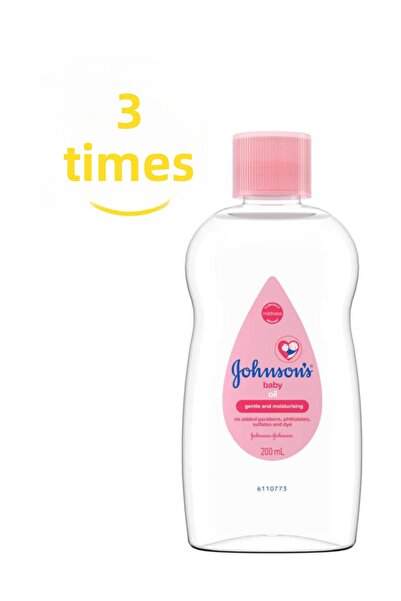 Johnson´s Baby زيت أطفال 200 مل - عبوة من 3 قطع