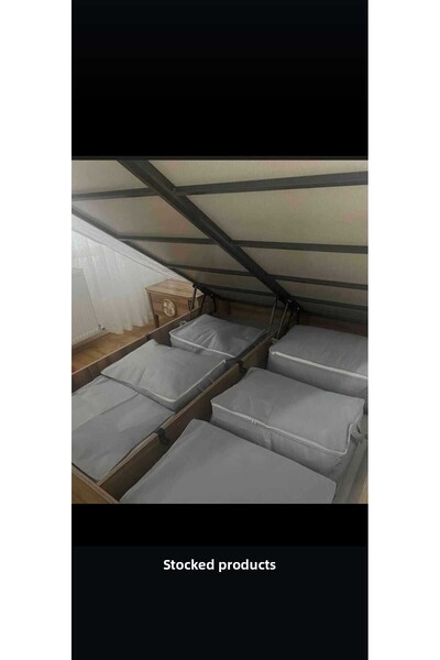 DEMİROĞLU EV TEKSTİL 6 Pieces of Underfloor Storage Bags 64*45*22