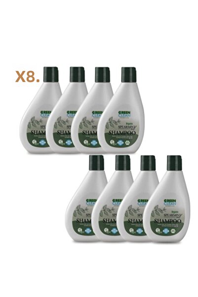 Green Clean Shampoo Set 8 Pieces - Mint 275 ml