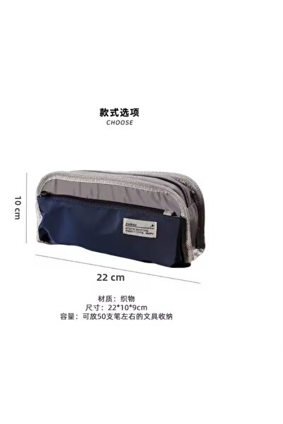 Meyra Accessories Large Capacity Canvas Waterproof Luxury Large Capacity Pencil Case Wallet Preschool Cute Gift