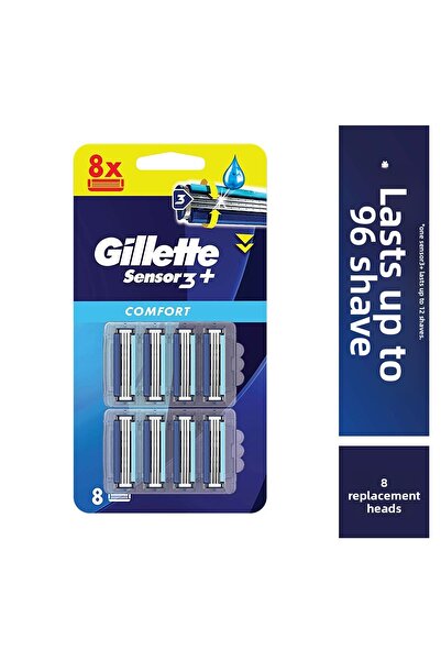 Gillette Sensor3+ Comfort 8-Piece Spare Blade Head