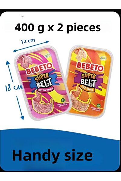 BEBETO سوبر بيلتز عبوة من قطعتين 400 جرام × 2 قطعة