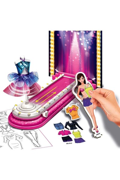 NEWBRENDHOME ألعاب تعليمية تفاعلية، مجموعة أزياء كريزي شيك، لعبة للأولاد والبنات