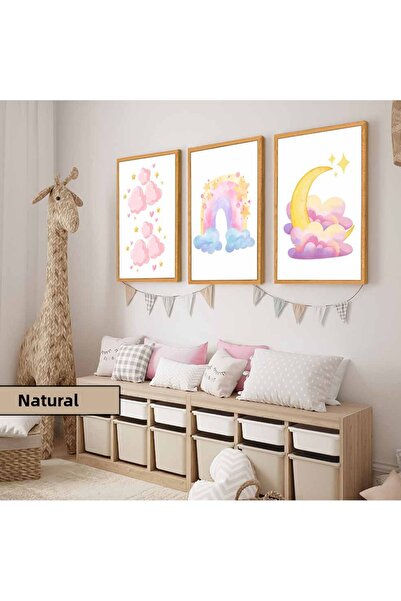 Harika bir ev Παιδικό δωμάτιο Σαλόνι-Μινιμαλιστικό Μοντέρνο Μποέμικο Ροζ iRai...