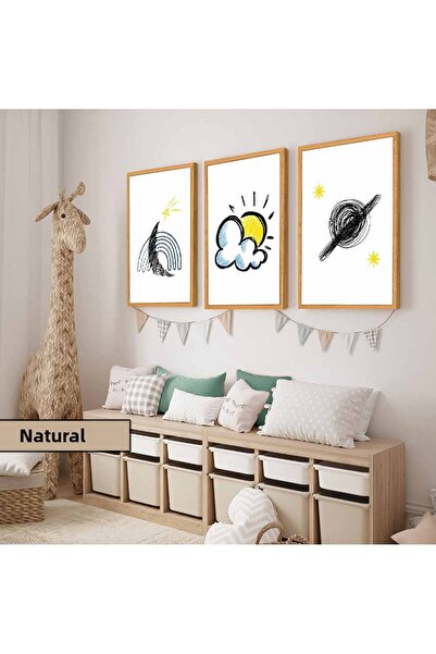 Harika bir ev Παιδικό δωμάτιο Σαλόνι-Μινιμαλιστικό Μοντέρνο Μποέμικο SATURN-Φ...