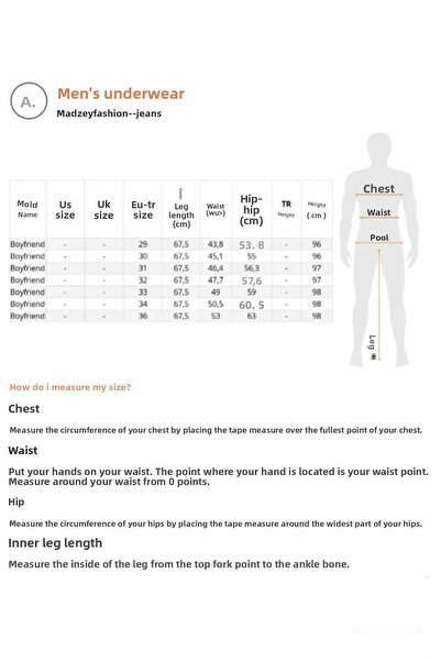 MADZEYMODA Boyfriend Mold Pánské šedé džínové džíny