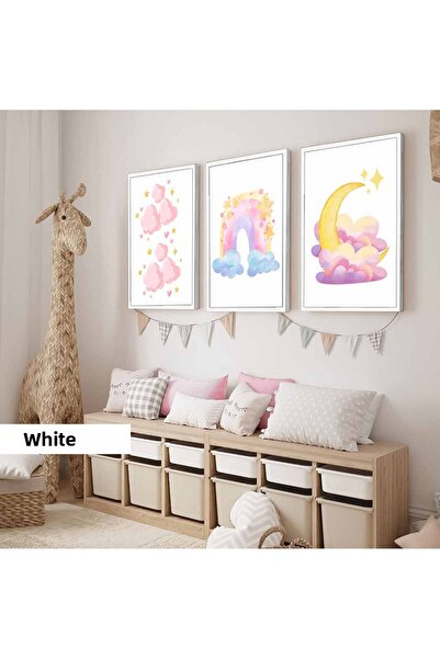 Harika bir ev Παιδικό δωμάτιο Σαλόνι-Μινιμαλιστικό Μοντέρνο Μποέμικο Ροζ iRai...