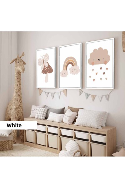 Harikabirev Camera copiilor Living-Room-Minimalist Modern Boho NOR PINK CLOUD...