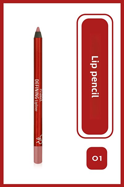 Golden Rose قلم تحديد الشفاه المحدد للجو رقم: 01 بلش هاز