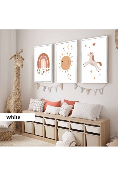 Harika bir ev Camera copiilor Living Room-Minimalist Modern Bohemian TEMA PIN...