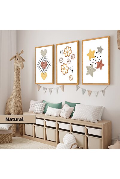 Harika bir ev Camera copiilor Living Room - Minimalist Modern Boho FLOARE | 3...