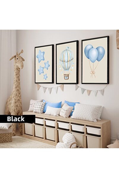 Harika bir ev Παιδικό δωμάτιο Σαλόνι-Μινιμαλιστικό Μοντέρνο Μποέμ ΜΠΛΕ | ΞΥΛΙ...