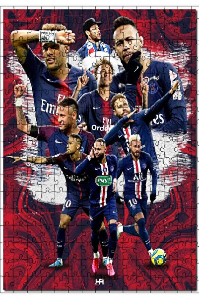 Cakapuzzle Cakasepetim Psg Neymar Composition Red Wavy Background 255 Piece P...