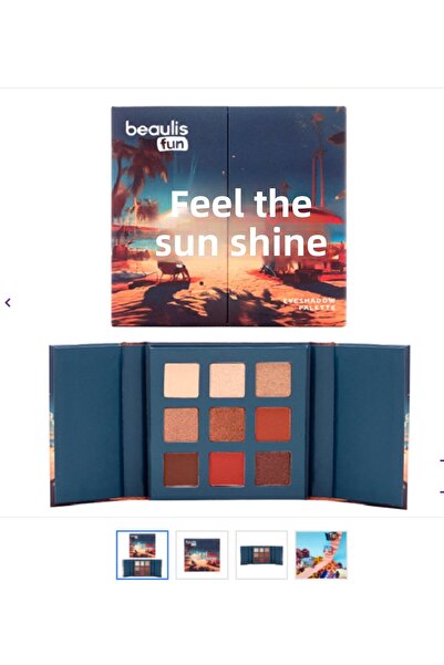 beaulis fun باليت ظلال العيون فيل صن شاين 9 ألوان 107 راستيك تشارم