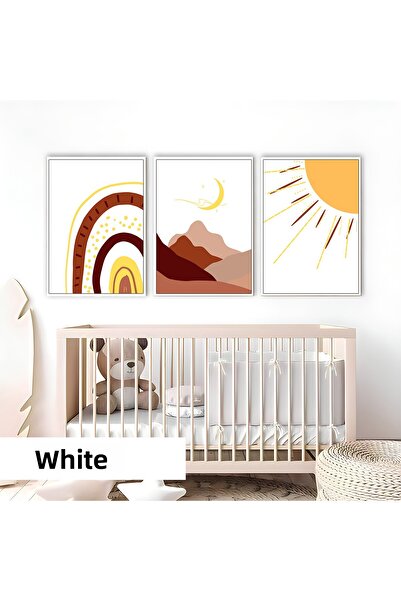 Harikabirev Детска стая Дневна - Минималистичен Модерен Бохемски RAINBOW-CLOU...