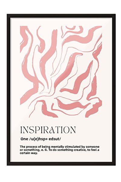 Zestia Πίνακας με μαύρο πλαίσιο, Σπινθήρες έμπνευσης, Αφίσα διακόσμησης γραφε...