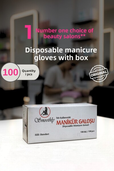Smoothly Manicure Overshoes – 100 Pieces |   Special Kolide |   Premium Disposable, Hygienic & Premium Quality