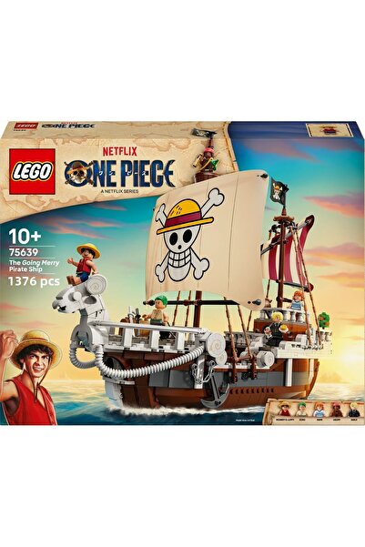 LEGO ®   One Piece Going Merry Pirate Ship 75639 - Creative Toy Building Set for Kids 10+ (1376)