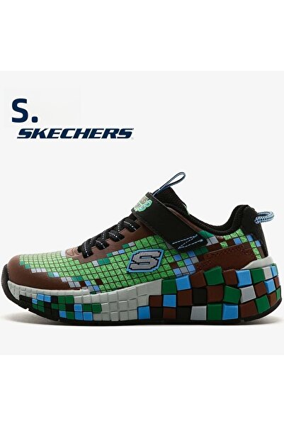 SKECHERS Megacraft 3.0 402182 L Orthopedic Children's Sports Shoes Green