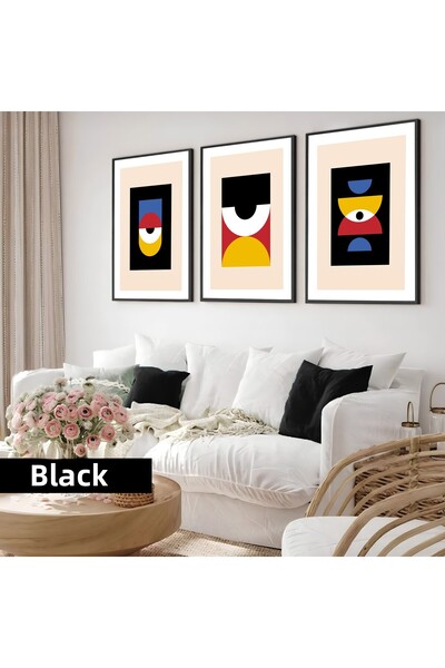 Harika bir ev Camera copiilor Salon-Minimalist Modern Boho Culori Vii Abstrac...