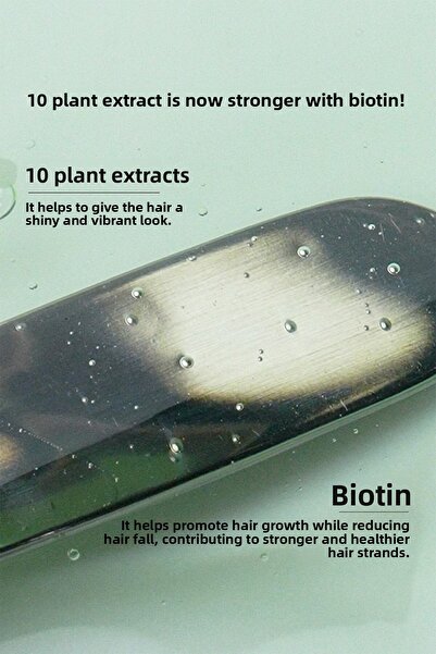 Otacı Botanics + Revitalizing & Nourishing Care - Herbal Shampoo Containing 10 Plant Extracts and Biotin