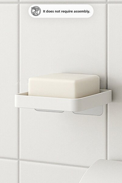 Prima Nova Moliette Adhesive Soap Dish - White