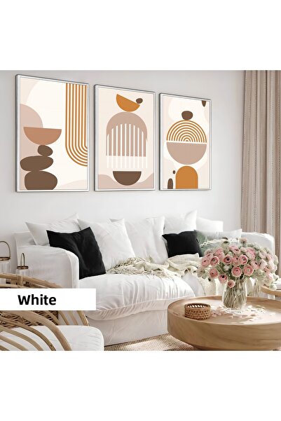 Harikabirev Camera copiilor Living Room - Minimalist Modern Boho Figur Abstra...