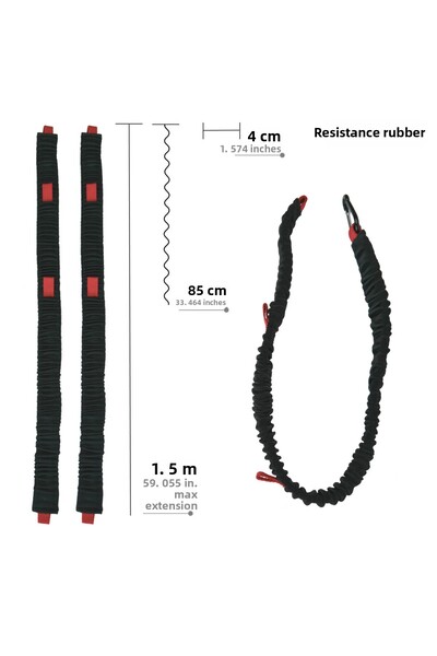 Rebuwo Set de exerciții de rezistență GYM - Rezistență multifuncțională