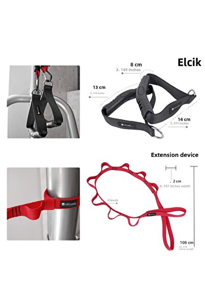 Rebuwo Set de exerciții de rezistență GYM - Rezistență multifuncțională