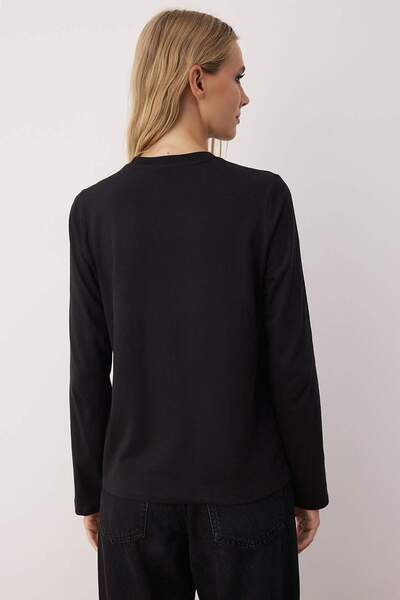 Trendyol Collection 2 Pack 100% Cotton Crew Neck Regular/Regular Fit Twoaw26Ts00009