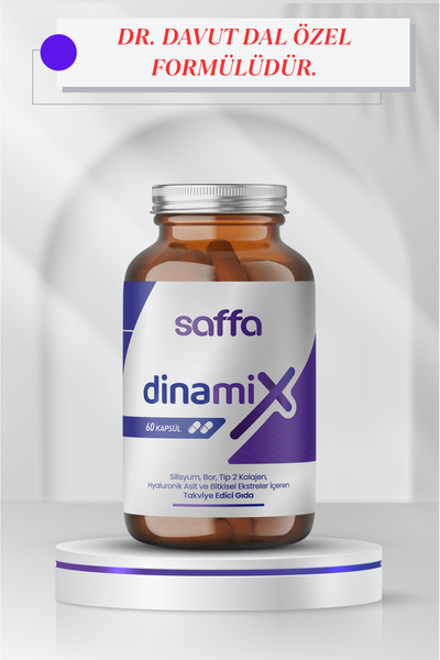SAFFA NATURAL DİNAMİX Doğası Bozulmamış Tip2 Kolajen-Silisyum-Bor-Hyaluronik-...