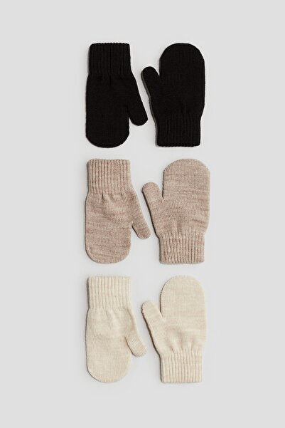 H&M 3'lü Eldiven