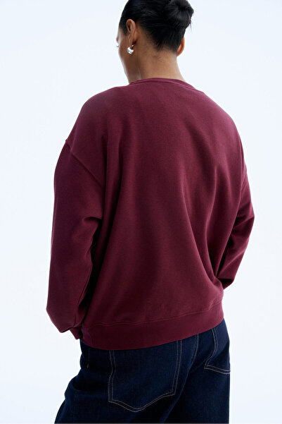 H&M Yazı Motifli Sweatshirt