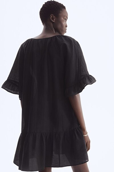 H&M Bağcık Detaylı Tunik Elbise