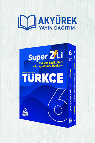 Örnek Akademi Yayınları Örnek Akademi 6.SINIF SÜPER 2Lİ TÜRKÇE