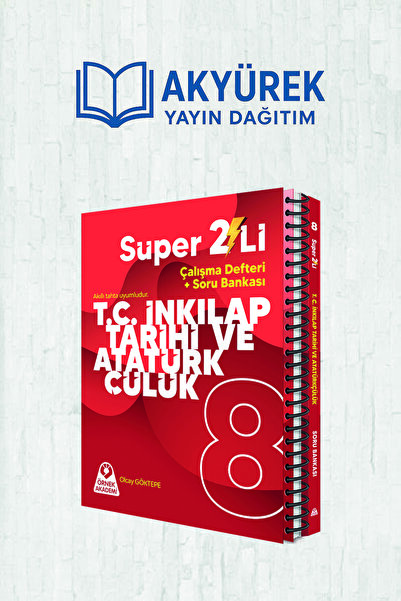 Örnek Akademi Yayınları Örnek Akademi 8.SINIF SÜPER 2Lİ İNKİLAP TARİHİ