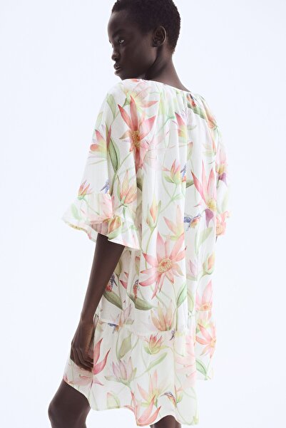 H&M Bağcık Detaylı Tunik Elbise