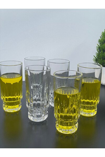 YzHome Set of 6 Crystal Glass Soft Drink Cups Mug 270ml