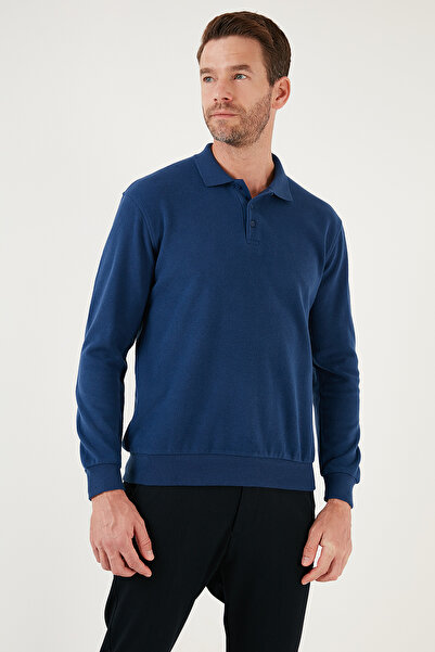Buratti Pamuk Karışımlı Regular Fit Polo Yaka Kazak Erkek POLO YAKA KAZAK 456223