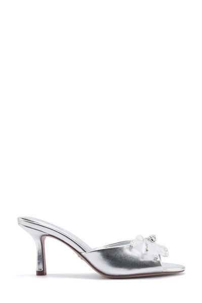 Nine West MAGDALENA2 5FX شبشب نسائي فضي